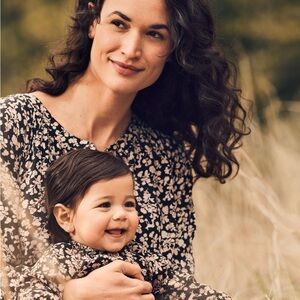 Floral Black and White Matching Set Mommy & Me Carter's Little Planet